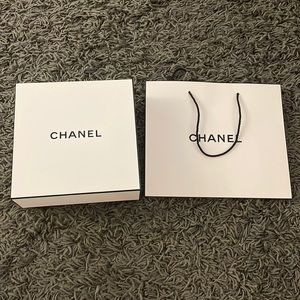 CHANEL GIFT BOX AND BAG